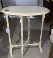 White Oval Table
