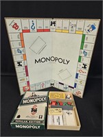 Vintage Monopoly Game 1954 with Pieces
