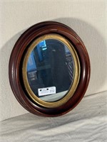 Antique Empire Style Oval Mirror