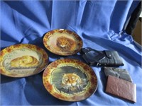 collector plates and wallets .