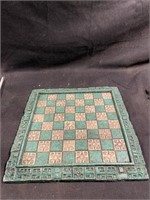 Vintage Aztec Chess Set Made Of Resin