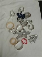 Group of vintage cookie cutters