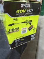 Ryobi 40v 600 psi exclean power cleaner kit