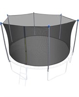 16FT Trampoline Replacement Enclosure Net with
