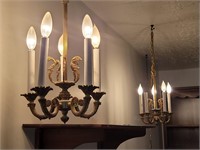 (2) Faux Candle Lamps