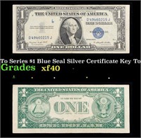 1935G Key To Series $1 Blue Seal Silver Certificat