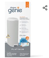 Diaper Genie Platinum Diaper Pail, White - Made