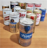 (14) Vintage Empty Beer Cans