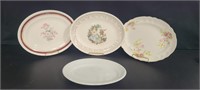 Vintage serving platters