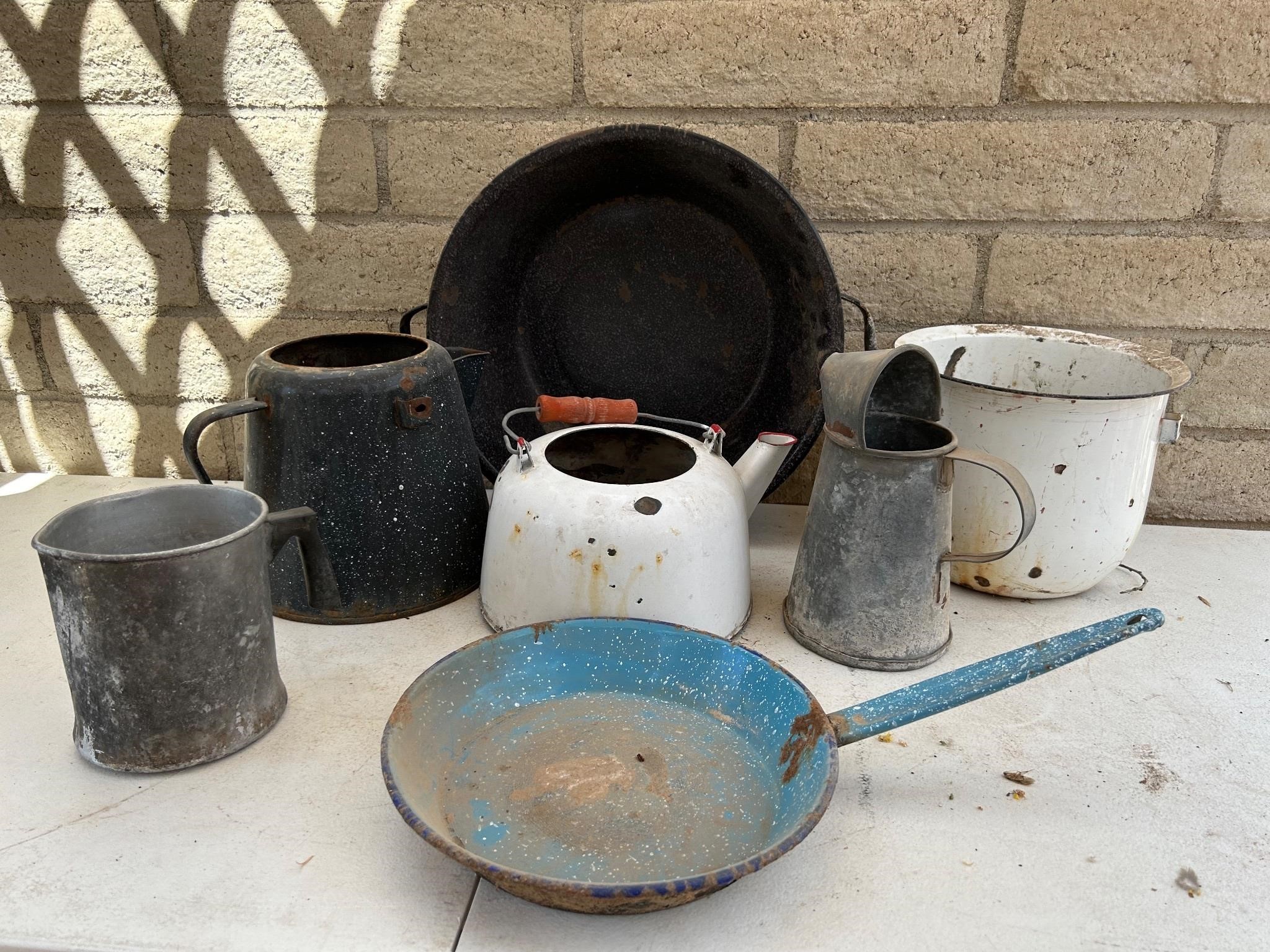 Old Enamel Cookware