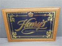 ~ Henry's Private Reserve Foil Sign