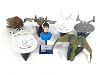 6 MIni Star Trek Models Mattel Hot Wheels