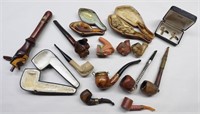 Lot of Figural & Misc. Tobacco Pipes