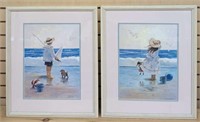 Two Beach Prints by Kieffer