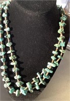 NAVAJO BEADED TURQUOISE NECKLACE