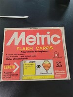 Metric flashcards on volume and length
