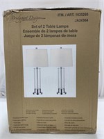 BRIDGEPORT DESIGNS SET OF 2 TABLE LAMPS