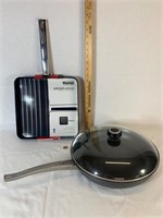 New Thomas Square Grill Pan & Pre-owned Calphalon