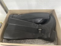 Merrian Rivera black leather boots sz 7