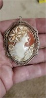 Unusual and stunning Cameo pendant