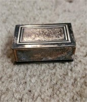 Sterling silver matchbox