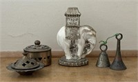 Elephant, insent burners, decorative bell
