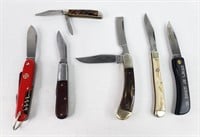 Assorted Pocket Knives (6
