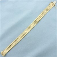 Woven Link Bracelet in 14k Yellow Gold