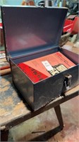 Metal tool box and portable 42 range multimeter