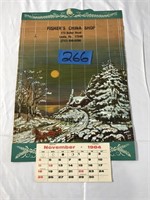 Fishers China Shop Calendar Nov-Dec Only 1984