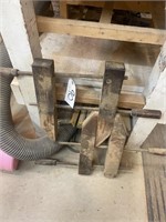 TWO WOOD CLAMPS