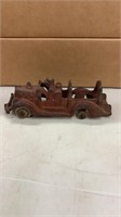 Hubley cast iron fire truck toy