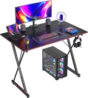 CubiCubi Gaming Desk 40  Carbon Fiber  Black