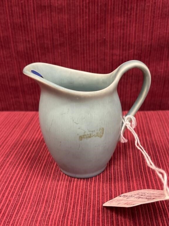 Signed Rookwood creamer Matte blue 1945 #547