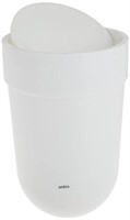 Umbra Touch Waste Can with Lid, White