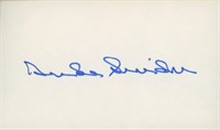 Duke Snider original signature