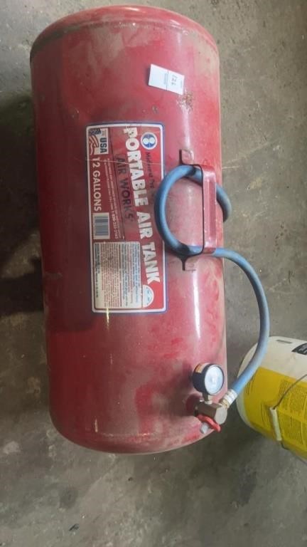 Midwest Productions Portable air Tank 12 gallon