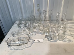 Lot of Miscellaneous Crystal Pieces