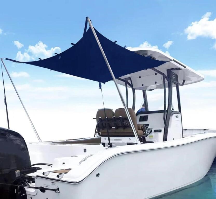 BOAT T-TOP SUN SHADE EXTENSION 70X59X47IN SAME AS