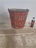 Vintage firepail