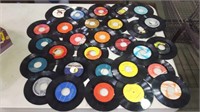 BAG OF 45 RPM RECORDS