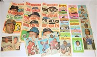 Vintage 1960-70's Topps Football Baseball Posters