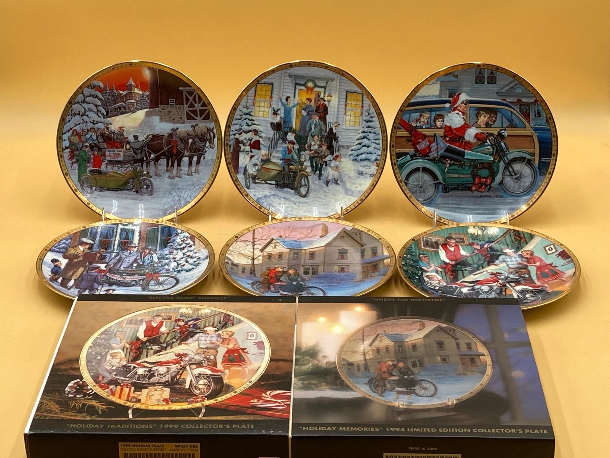 Harley-Davidson 1994-99 Holiday Plates