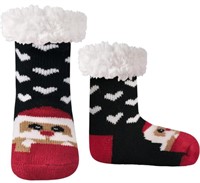 HELLO WINTER, SANTA THEMED FUZZY WARM SOCKS,