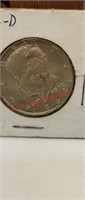 1964 D half dollar