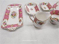 6 Pieces R.A. Lady Carlyle Sugar, Cream, Mints, Ce