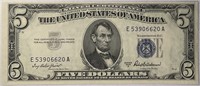 1953 Series $5 Silver Certificate - UNC