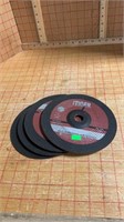 4— 7 inch flexible, grinding blending wheels