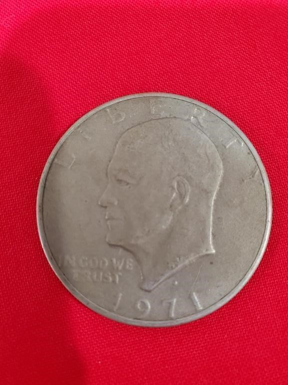 1971, 1972, 1776-1976 One dollar coins
