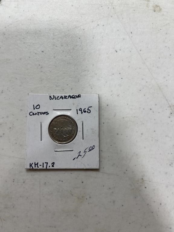 Nicaragua 1965 10 centavos